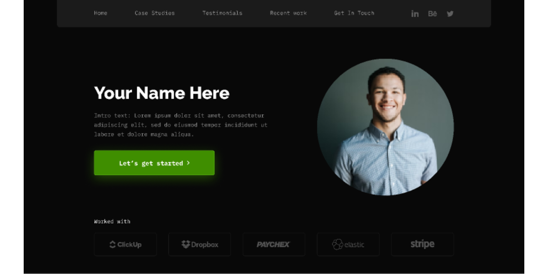Portfolio Website Template